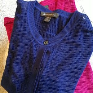 Tommy Bahama linen sweaters, size S/P